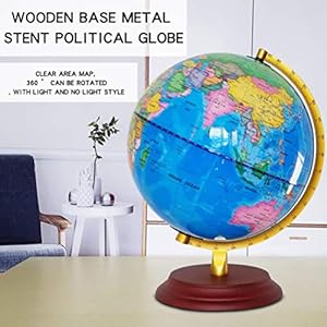 TOYANDONA Light Up World Globe World Globe Toy Geographic Globes Education Tools with USB Interface for Classroom Office