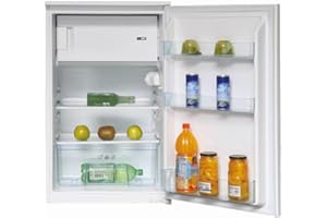 Candy CM4S59EW Einbau-Kühlschrank mit Gefrierfach I Schlepptürtechnik I Eintürig I Nische 88 cm I 163 Liter I Kühlteil 100 Liter I Gefrierteil 15 Liter I 1 Gemüseschublade I 2 Glasplatten