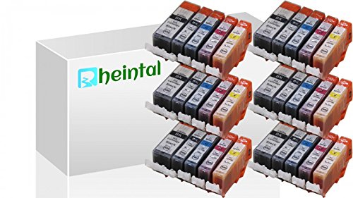 Rheintal lot de 30 cartouches xL compatible avec pGI - 525 cLI - 526 compatible avec les imprimantes canon pixma mX885  mX895  iP4850  iP4950  iX6550  mG5150  mG5250  mG5340  mG5350  mG6150  mG6250  mG8150  mG8240  mG8250  mX715  mX884
