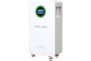 DATOUBOSS Batería 48V 300Ah LiFePO4 200A BMS 8000+ ciclos batería de Litio de Ciclo Profundo MÁX. 15,36 KWh, admite conexión en Paralelo, Gran Capacidad de batería y Amplia Gama de Aplicaciones