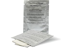 SDU SPECIALISTIDELLUDITO Salviette Detergenti Igienizzanti Salviettine per Apparecchi Acustici e Amplificatori Acustici 13x13cm confezionate singolarmente (200)