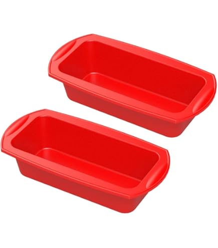 2 Stampi Per Torte In Silicone Rotondi 20cm - Antiaderenti, Per Forno E Microonde, Senza BPA, Rosso - Foto 6