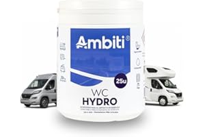 Ambiti | Monodosis Hidrosolubles para Depósito de Residuos de Autocaravanas,Caravanas y Campers| Antibacteriano| Elimina Deshechos Orgánicos y Papel Higiénico| Fragancia Piña Colada (25ud)