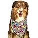 Produktbild Wfispiy Colorful Cute Ladybugs Pet Dog Bandanas Triangle Bibs Scarf Accessories for Medium to Large Size