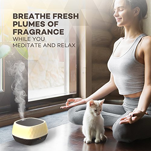 Aroma Diffuser VAVA 500ml Ätherische Öle Diffuser Timer Niedrigwasserschutz Kerzenbeleuchtung 7 LED Farben - 7