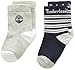 Timberland Baby Boys LOT DE 2 PAIRES DE CHAUSSETTES GARCON - Calf Socks - Multicoloured (Navy), 3-6 Months (Manufacturer size: 6 mois (Taille fabricant17)
