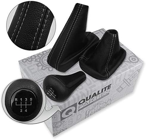 Gear Knob Shift Boot Handbrake Boot 5 Speed White