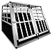 Produktbild LovPet® Hundebox Transportbox Alubox Hundetransportbox Reisebox Alu Haustiere, Größe:XXL Doppeltüren + Trennwand