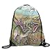 Produktbild ASKYUN Roar Dinosaur Arlo Baby Drawstring Bag Stylish Cute Print Lightweight Sackpack Sport Gym Bundle Backpack Theme Novelty Outdoor Classic