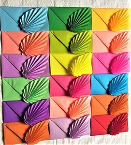 Papel MAGIA Envelopes for Gifting Money Shagun Envelopes for Wedding Designer Gift Envelopes for Birthday (Pack of 78)