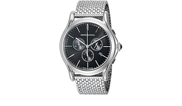 Buy Emporio Armani Analog Black Dial Men's Watch-ARS4005 Online at Low  Prices in India - Amazon.in