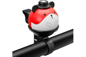 BYKING Bike Bell Kids, (4 COLOURS) Universal Bike/Scooter/Micro Scooters Plain Handlebar Bell, Kids Bike Accessories | Loud | Waterproof | For Boys & Girls | Bicycle Bell Kids