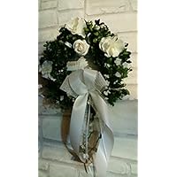 Buchskranz frisch ab 30cm Kommunionskranz Konfirmationskranz Hochzeit frisch in 3 Größen