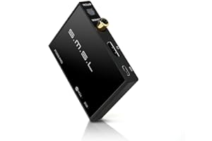 AOSHIDA SMSL PO100PRO Convertisseur Numérique-Analogique MQA DDC XMOS XU316 Type-C USB Entrée IIS/Optique/Coaxiale Sortie Mini Portable Interface Convertisseur USB pour Téléphone/TV/PS5/Switch