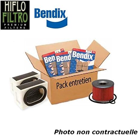 Care Pack BIHR Kawasaki ZX6R ZX636 2002 Air Filter Oil + Brake pads front and back)
