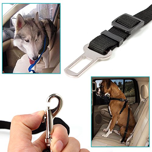 Neuftech-Adjustable-seat-Vehicle-Seat-Belt-for-Dogs-and-Cats-adjustable-safety-seat-belt-restraint-for-travel-with-your-dog-pet-Black