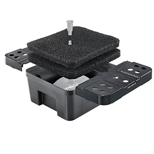 Solar Teichfilterset Profi 1300 l/h Förderleistung 35 W Solarmodul Komplettset bis 4000l Gartenteich 101071 - 5