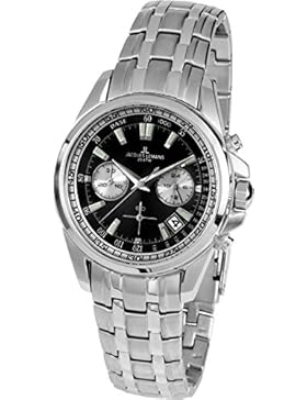 Jacques Lemans Herren-Armbanduhr Liverpool Analog Quarz Edelstahl 1-1830D