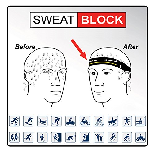 FREEMASTER Sports Bandana Cap Schwarz Rot Weiß Herrem Damen Biker Bandanas Kopftuch Hat - 2