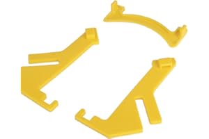 Outbit Rejilla para Cubo de Miel - Soporte de plástico para Cubo de Miel de Abeja, Soporte para manija, Herramienta para Apicultor de Apicultura para jardín, Granja, zoológico