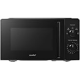 COMFEE ' Microwave 20L 700W with 5 adjustable levels | CMO-MM20L2NFPE(BK) Turntable, Compact Design, Even Cooking, Ideal for