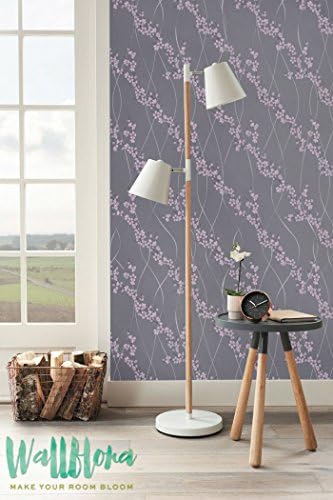 Temporary Wallpaper/Self - Adhesive Vinyl Wallpaper/Pink Sakura Flower Temporary Wallpaper/004