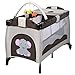 FDS Baby Infant Travel Bed Cot Furniture Baby Playpen with Toys Playmat (Cofffee)