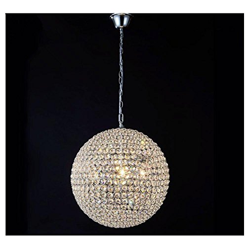Preisvergleich Produktbild BJVB Runde Kristallleuchter Pendelleuchten Modernes Restaurant (K9 Crystal) Atmospheric Wohnzimmer Treppen Runde Kugeln aus Kristall Kronleuchter im Raum auf dem Dach und Decke Kronleuchter . single head 20cm