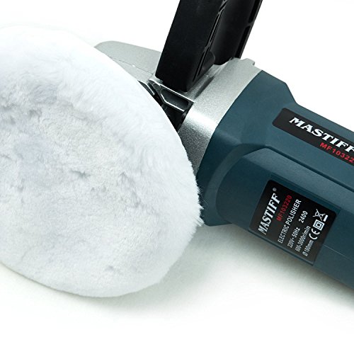 Profi Poliermaschine 180mm 2400 Watt + Polierhauben Schleifmaschine MF103220 - 4