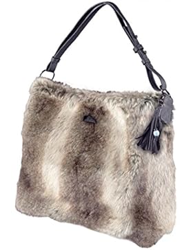 Barts–Tasche Fellimitat grau meliert Modell Junior und Damen BARTS