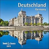 Deutschland Germany 2019 - Broschürenkalender - Wandkalender - mit herausnehmbarem Poster - Format 30 x 30 cm by