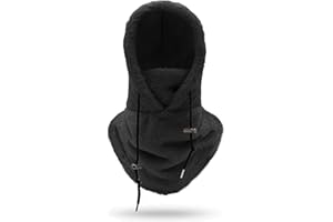 Michear Balaclava Windproof Ski Mask Winter Thermal Fleece Hood Winter Warm Outdoor Sports Face Covers Hat for Men Women