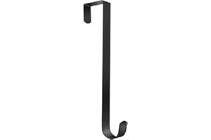 ELCOHO Christmas Wreath Hangers Metal Wreath Hook Over the Door Wreath Hanger Hanging Hook