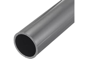 QUARKZMAN Tube Rond Rigide en PVC 51,8mm ID 60mm OD 350mm Longueur Gris Clair pour Manchon de Câble de Conduite d'Eau