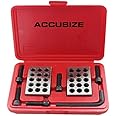 Accusize Industrial Tools Ultra Precision 1-2-3 Blocks Set with Screw in Plastic Box, Eg02-0408