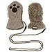 Noa Paws Kids Mittens Barts knit gloves kids´ gloves (One Size - brown)