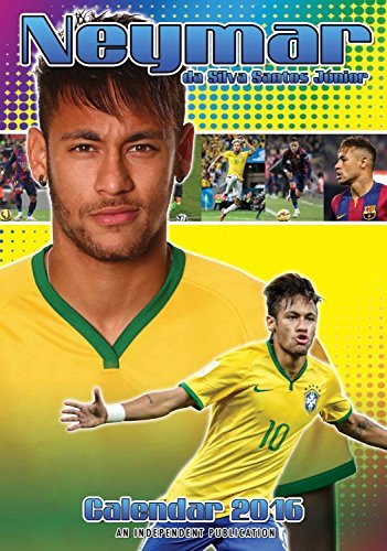 Neymar da Silva Sontos Jr Wall Calendar - 2016 Wall Calendars - Celebrity Calendars - Soccer Calendars - Poster Wall Calendars - Monthly Wall Calendars by Dream International by MegaCalendars (2015-07-01)