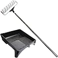 12" Paint Roller Floor Painting Kit with 15" Paint Tray & Extension Pole 0.95m DIY Home Improvement Painting Decorating