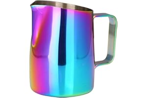 Dianoo Jarra De Espresso Al Vapor Jarra De Espuma De Espresso Acero Inoxidable Taza Café Latte Art 420ml Multicolor