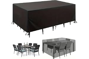 Tungt 420D Oxford-trädgårdsmöbelskydd, vattentätt och dammtätt(140x55x60cm/LxWxH)