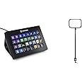 Elgato Stream Deck XL & Key Light, Professional Studio LED Panel with 2800 lumens, Colour Adjustable, App-Enabled, for PC and Mac, Metal Desk Mount
