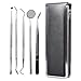 Produktbild BYTAN 5er Dental Set Zahnreinigung Sonde Zahnpflege Zahnsonde Edelstahl Dental Instrument Zahnkratzer Zahnpflege Set mit Zahnsteinentferner Dentalsonde Mundspiegel Dental Pinzette