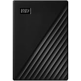 WD My Passport externe Festplatte 2 TB (mobiler Speicher, schlankes Design, herunterladbare Software, automatische Backups, P