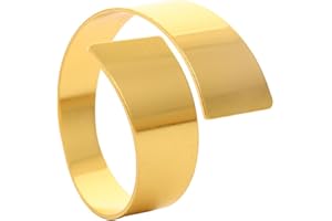 DILIREBA 8 pezzi Anello Portatovaglioli Fibbie, Anelli Portatovaglioli, Anelli per Tovaglioli Metallo, Anelli per Tovaglioli da Tavola, Tovaglioli da Tavola Anelli per Matrimonio Tavolo Decorazione