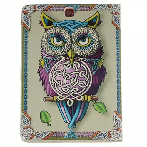 Samsung Galaxy TAB A 9.7 T550 Hülle, COLJOY Samsung Galaxy Tab A 9.7 SM-T550 T555 Kunstledertasche PU Schutzhülle Tasche Leder Brieftasche Hülle Case Cover mit praktischer Ständerfunktion und Auto Sleep / Wake Up Funktion, TX16 - 2