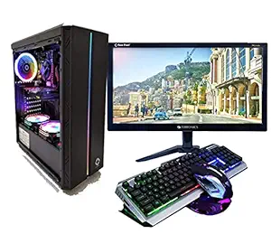 CHIST Extreme Gaming Pc Intel Core i7 | 8GB Ram 240GB SSD 1TB Hard Disk GT 730 Grapghic Card 19 inch HD Monitor Gaming Keyboard Mouse Ready to Use