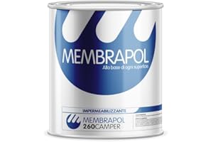 GENERIC MEMBRAPOL 260 CAMPER Impermeabilizzante per camper Confezione da 7Kg Bianco