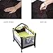 Bable Baby Bed Travel Cot Baby Playpen Play Yard with Play Mat and Hanging Toys (100X70x76cm)