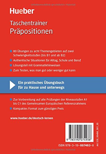 Deutsch Uben - Taschentrainer: Taschentrainer - Prapositionen