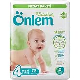 &Ouml;nlem Botanika Bebek Bezi Fırsat Paketi Maxi 72 Adet